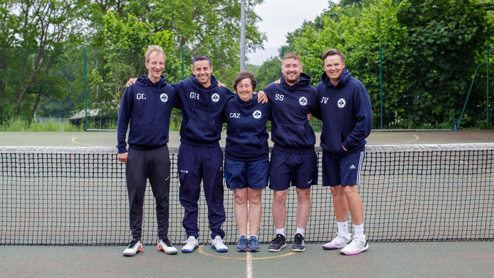 Tennis coaching team at Bedales School